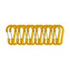 12PCS Carabiner Clip Set Tourist Small Hooks Outdoor Fishing Camping Cycling Hiking Multi Tool Keychain Buckle Karabiners