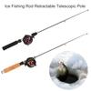MUQZI Sports Accessory Ice Fishing Rod Retractable Reel Telescopic Pole Stick for Freshwater Saltwater