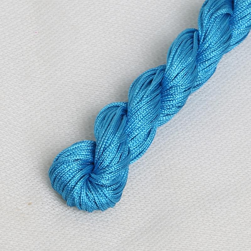 24M DIY Rope Nylon Cord Thread Chinese Knot Macrame Bracelet Braid String Knit Bead For DIY Necklace