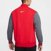 Nike Logo Color Block Fleece Sports Jacket Men Jackets University-Red IB8766-657