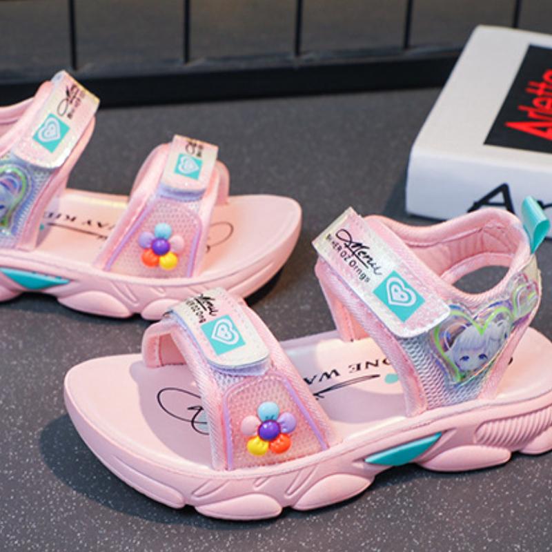 Fashionable Girls' Sandals New Casual Sports Anti Slip Beach Shoes