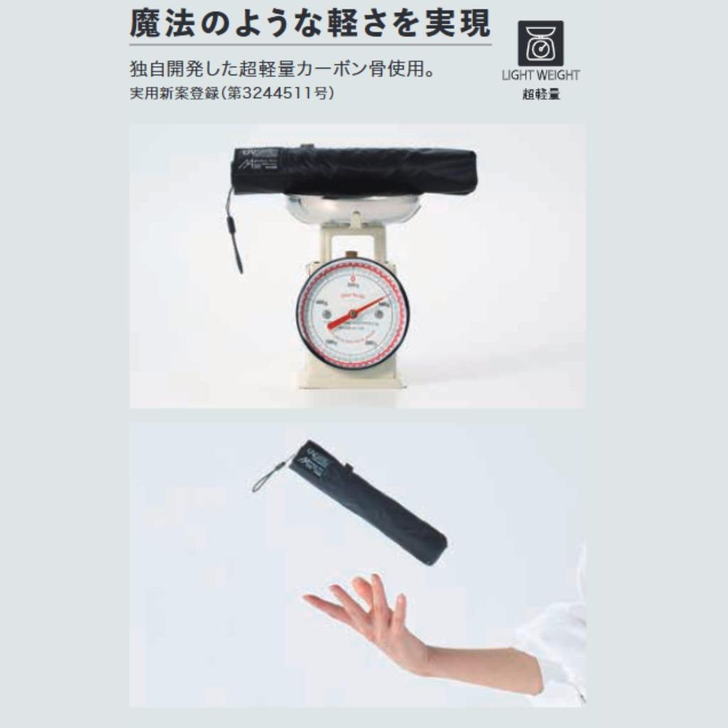 Magical Tech Protection Folding Light Heat UV For Sunny and Rainy Easy Opening and 50cm Light Mio Ambassador Umbrella, Hand-Opening, 100% Blocking,