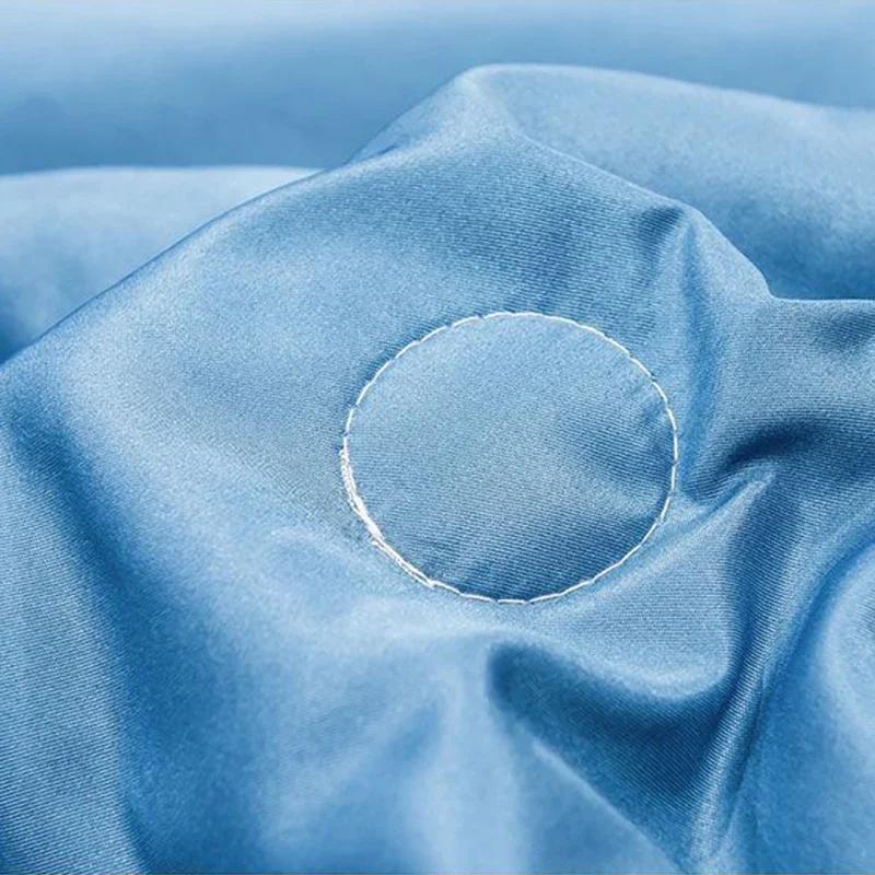 Ice Silk Summer Comforter Set for Bed Air Conditioner Nap Blanket/Quilt Super Silky Soft Set of Summer Comforter and Pillowcase