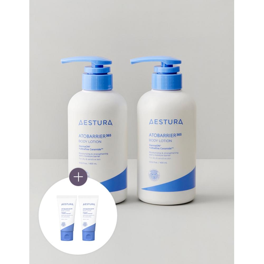 Estra Atoberia 365 Body Lotion 400ml 2 Set  + Body Lotion 50ml 2 Additional Gifts 