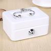 Mini Security Box Small Cash Boxs with Key Lock Household Portable Metal Money Box Lockable Cash Safe