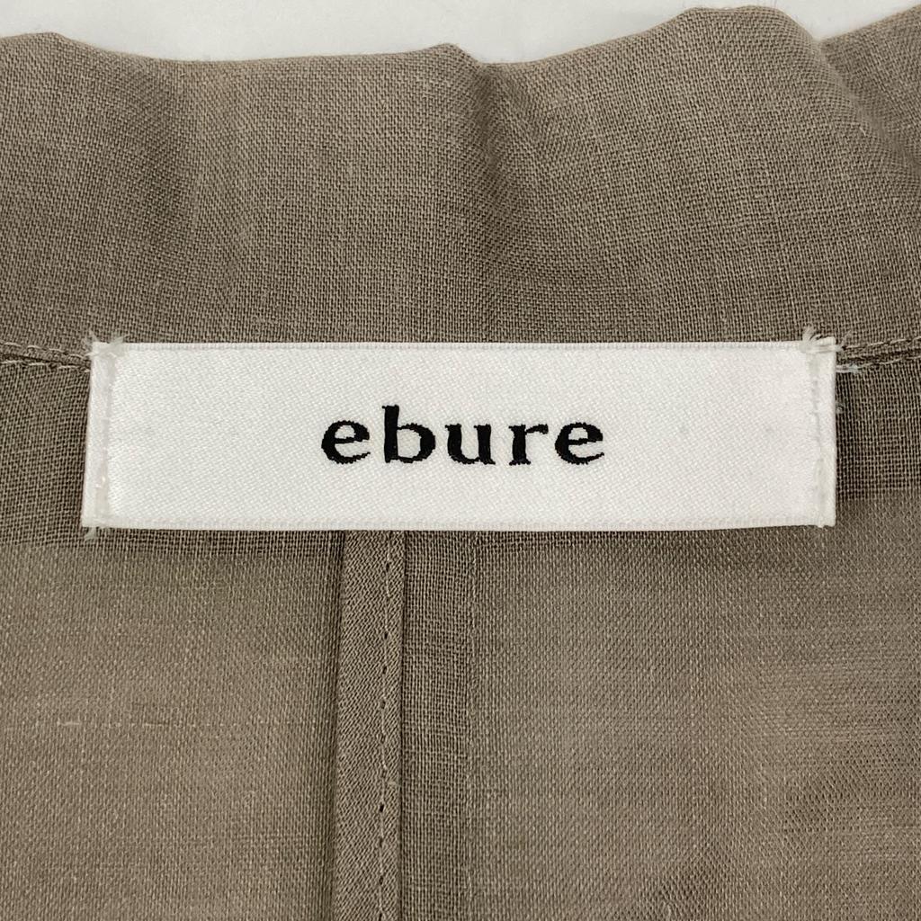 Ebure Khaki Linen Tailored Jacket Jacket 38 khakiUsed