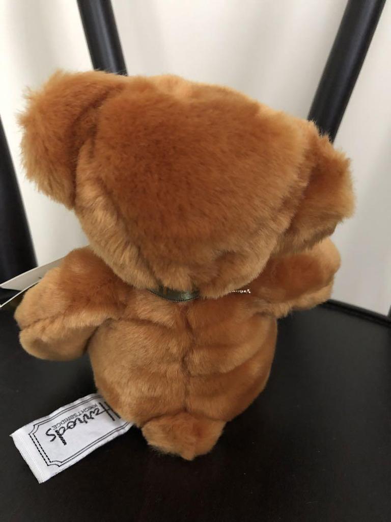[USED] Harrods Brown Plush Teddy Bear Soft Toys