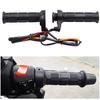 2 Pairs Motorcycle Hand Grips Hot Handlebar for Motorcycle 12V Warmer Handle Heat Grip Electro-Thermal