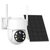 Hiseeu 4MP Wireless Security Camera with Solar Panel, 2K HD Resolution, PIR Motion Detection, 2-Way Audio, Night Vision, 2.4GHz WiFi