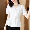 Slimming Waist and Slim Temperament Shirt Summer New Fashion Top for Women