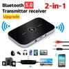 B6 Bluetooth Transmitter+Receiver Wireless Audio Adapter For PC TV Headphone Car With 3.5mm AUX Music Receiver Sender