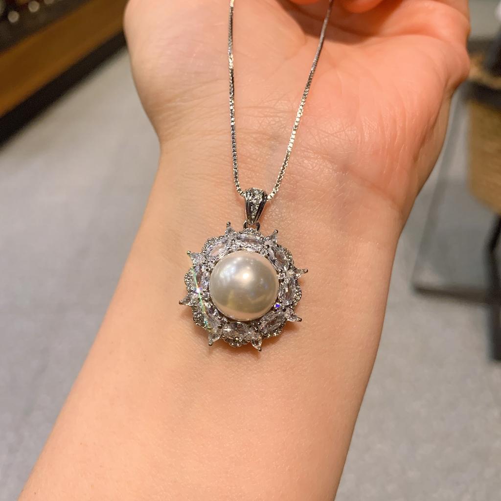 Douyin Australian Fritillary Pearl Treasure Set Ring Bracelet Necklace Bracelet Women'S