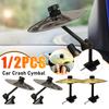 Universal Mini Drum Cymbals Hand-shooting Car Crash Cymbal Auto Air Ventilation Port Car Interior Accessories Clip-On Car Cymbal