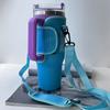 40Oz Water Bottle Carrier Bag Adjustable Shoulder Strap Mug Cups Sleeve Solid Color Bottle Holder For Outdoor Hiking