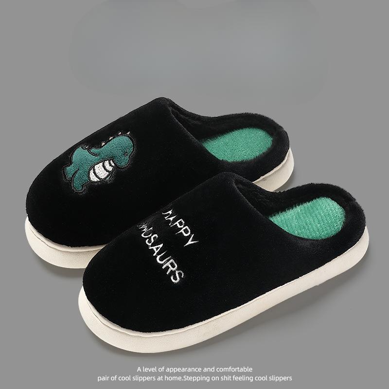 Order Two Size Up 1 Pair Lightweight Women Home Slippers Soft Bottom Durable Cute Pattern Fluffy Home Slippers