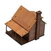 1/72 European Style House Landscape Building Materials Unassembly for Sand Table