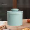 Французская керамическая банка для масла с герметичной крышкой, однотонный дизайн, прочная емкость для масла на кухне, многофункциональная банка для хранения орехов и джема