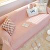 Warm Yarn Sofa Towel Thicken Velvet Casual Sectional Sofa Cover Comfortable Sofa Blanket for Pets Anti-slip Protection Solid