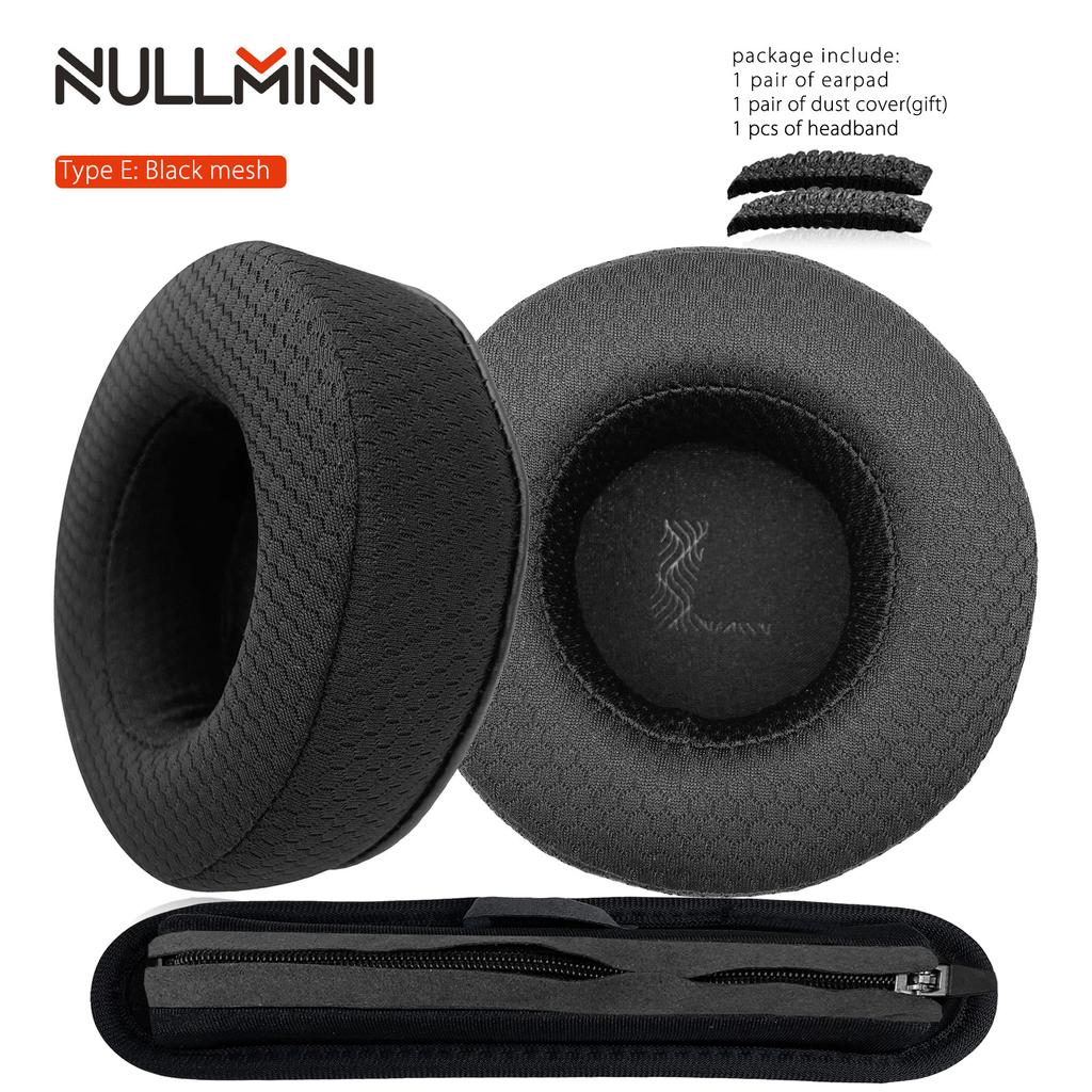NullMini Replacement Earpads for Bluedio T5 T4 T4S Headphones Ear Cushion Earmuffs Cooling Gel Sleeve Headband