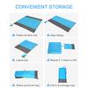 Beach Blanket Picnic Blanket Waterproof Sand Mat Light Mat Portable For Travel Camping Hiking Bagless Sand Mat