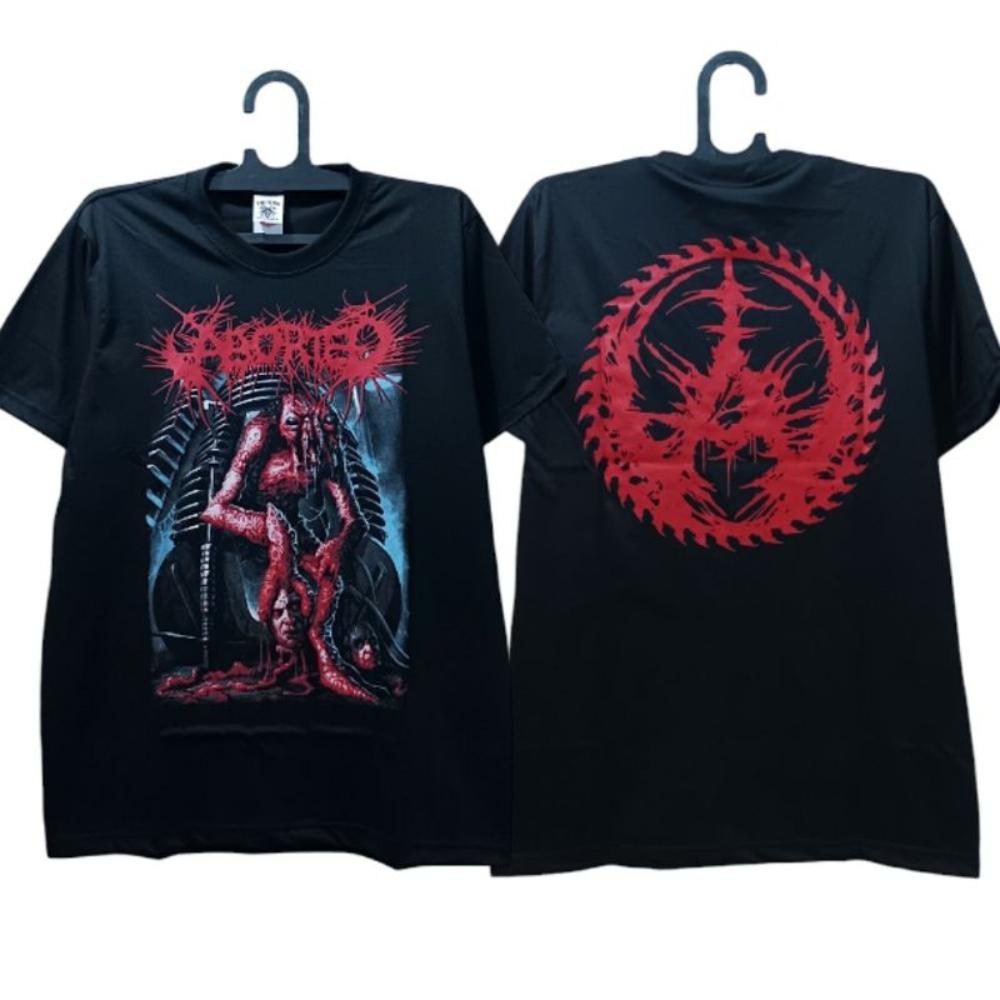 The Life-determining Remains, The Maliciously Dying Fetus, The Sickly Discovery The Sacrificial Death, The Metal Printed T-shirt
