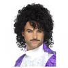 Mens 80s Musician Wig & Mustache