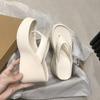 Women's Flip-flops Designer Chunky Slippers Fashion Platform Wedges Slippers Outdoor Non Slip Beach Slippers Summer Women Slides