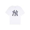 New MLB New York Yankees T Shirts Unisex White 3ATSM0233-50WHS