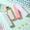 Pill Box Strip Type 7 Days A Week Medicine 7 Compartments Sub-packing Medicine Box Convenient Storage Box Pill Organizer