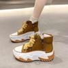 Women's Autumn and Winter New Niche High-top Women's Shoes Platform Casual Versatile Sports Shoes