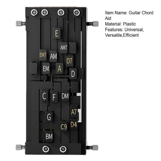 Guitar Aid Chords Trainer Guitar Assisted Tool Learning System for Beginners Adults And Teens Guitar Chord Accessory Practice Aid