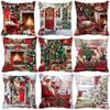 Christmas Ornament Navidad Noel Xmas Gifts Christmas Cushion Cover Merry Christmas Decorations for Home