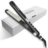 IOFVSSI Hair Iron, Straight & Curl, 2-Way, Fabric Plates, 28mm, Inas Ion, Heat-Resistant Pouch Included (Black)