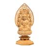Hanro Art Sculpture Buddha Statue Yakushi Nyorai Buddhist Altar Buddha Ornament Made of Cypress Wood Good Health Feng Shui Praying Protection from