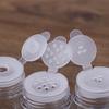 1 Pcs 10Ml White Empty Cosmetic Bottle Sifter Jars Container Screw Lid Makeup