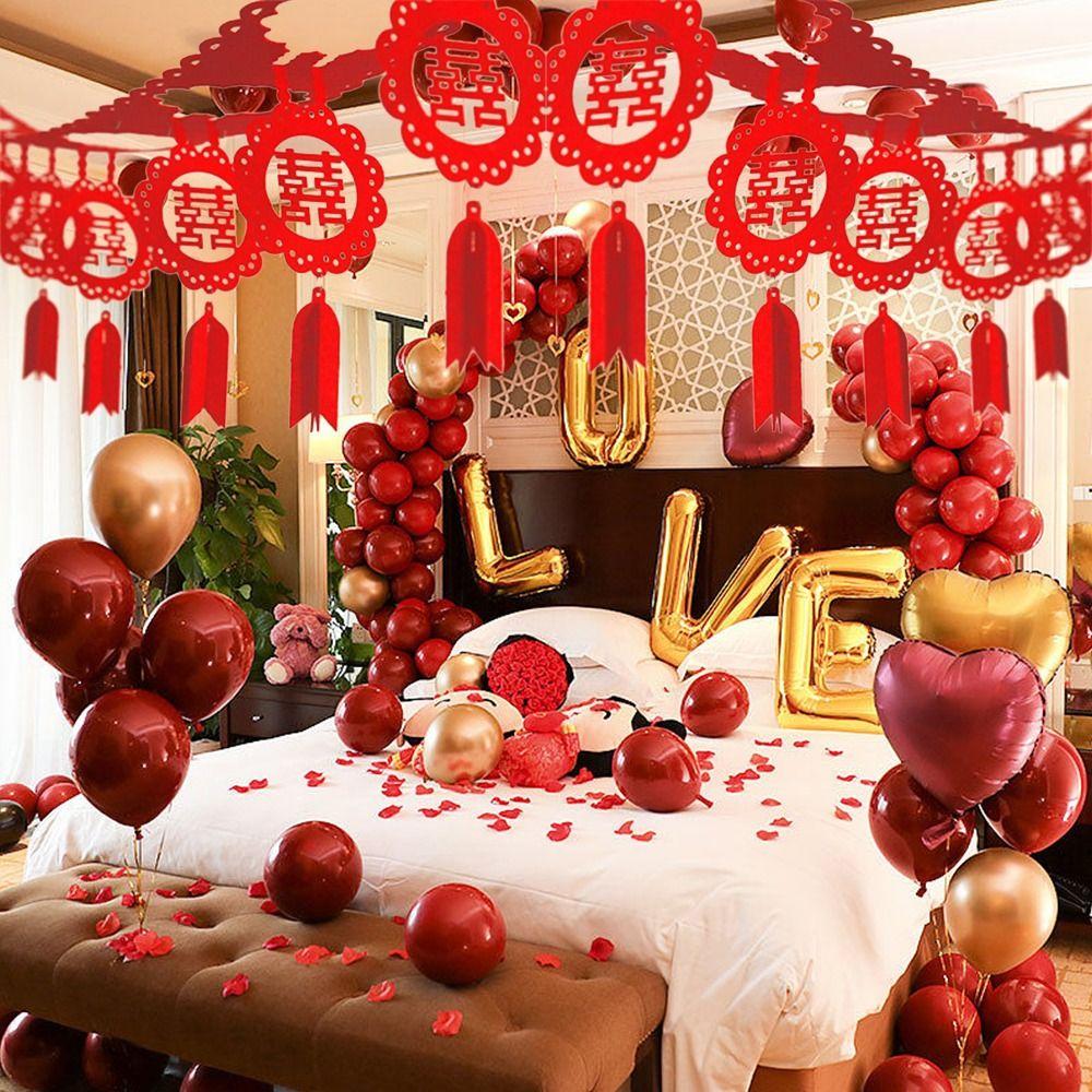 Chinese Style Chinese Marriages Hanging Banner DIY Wall Ornament New Year Party Decorations