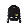 Off-White Splash-Ink Graffiti Stripe Hoodie With Loose Fit Men Tops Black OMBB009S171920231001