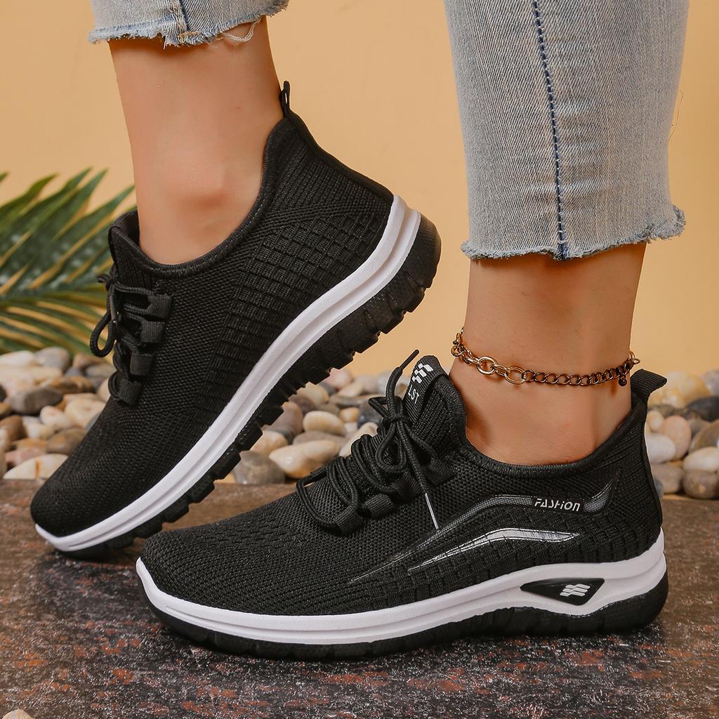 Fashion Shoes Autumn 2025 New Fashion Casual Sports Single Shoes Wholesale Trend Flying Weaving Women's Shoes