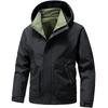 Men Spring Autumn Windbreaker Waterproof Jacket Coats Male Outdoor Softshell Zip Up Hooded Jacket Hiking Camping Coats