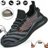 Men Work Safety Shoes Anti-puncture Working Sneakers Male Indestructible Work Shoes Men Boots Lightweight Men Shoes Safety Boots