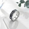 Titanium Steel Does Not Fade, Corrode or Smear Men's Jesus Ring Jewelry