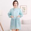 Polyester Long Sleeve Apron Oil Resistant Kitchen Long-Sleeved Smock Waterproof Apron  Canteen