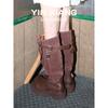Cowhide~ Thick-soled Retro But Knee Boots Women's Widened Version New Suede Retro Wind Stacking Boots Tooling Boots