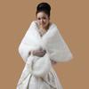 Bridal Faux Fur Wrap Evening Dress Bolero Cape Wedding Shawl