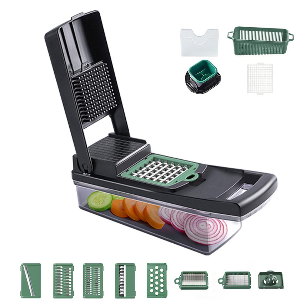 Kitchen Vegetable Cutter Potato Shreds Shredder Grater Multi-functional Vegetable Cutter Machine Wipes Home Slicing and Scraping
