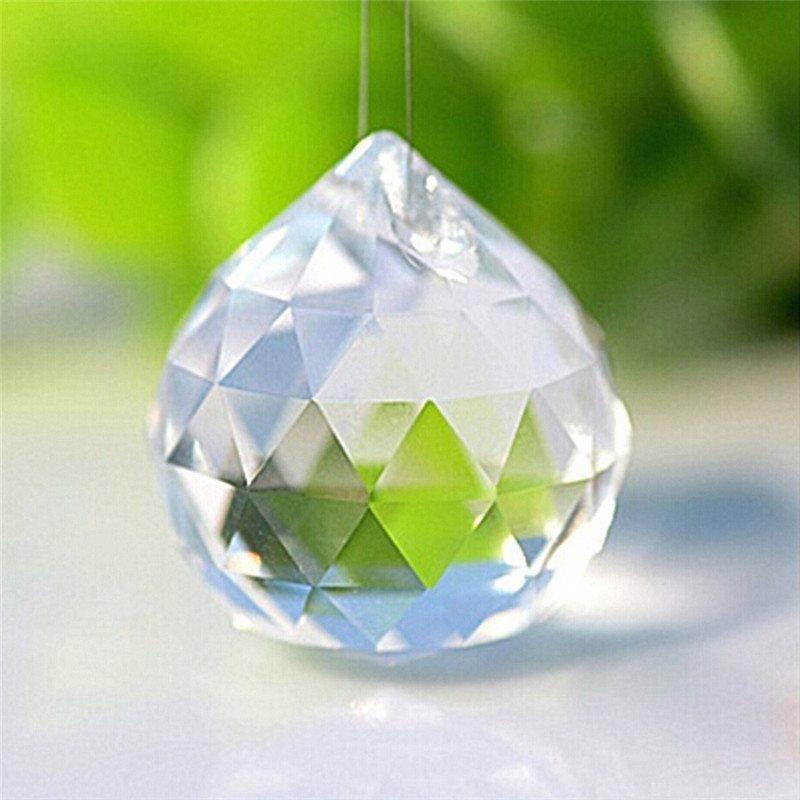 30Mm/40Mm Hanging Clear Crystal Lighting Ball Prisms Diy Curtain Chandelierdecor