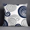 Blue Striped Plaid Pillowcase Office Living Room Home Pillowcase Car Ornaments