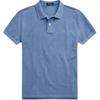 Polo Solid Color Small Pony Embroidered Slim Fit Short Sleeve Polo Shirt Men Tops Blue MNPOKNI1N821221-400