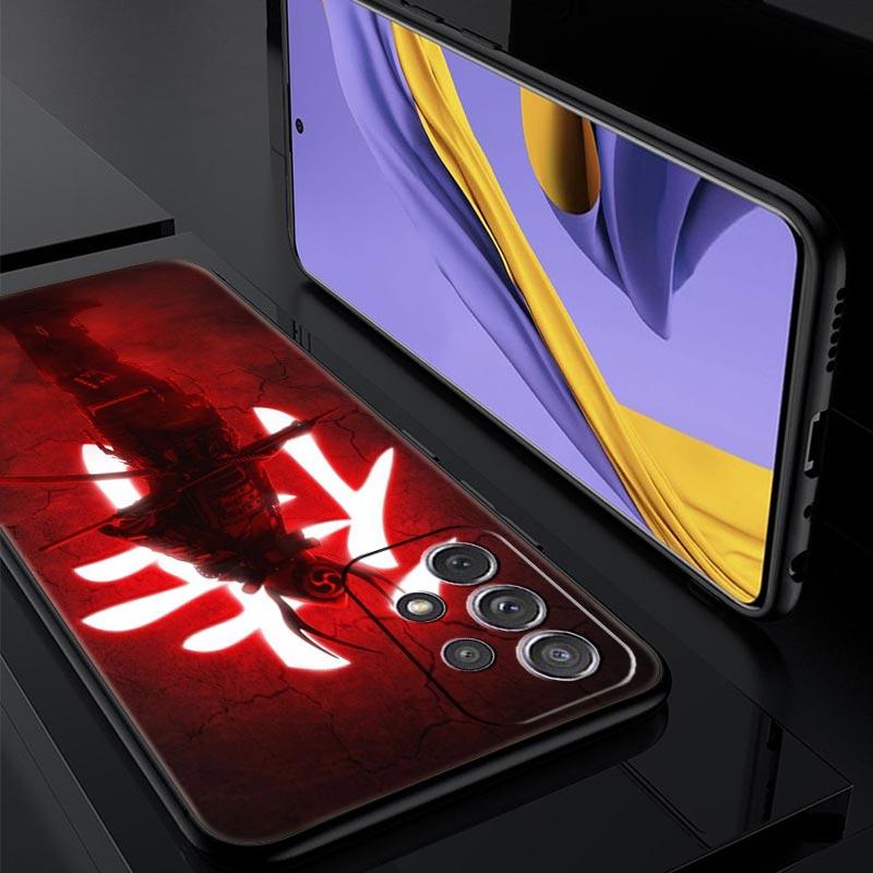 Painting Japan Samurai Art Phone Case for Samsung Galaxy A13 A51 A71 A21S A12 A11 A31 A41 A23 A53 A73 A52 A32 5G A03S A01 Cover