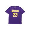 Nike LeBron James Lakers City Edition Jersey T-Shirt Men Tops Purple AR4888-557